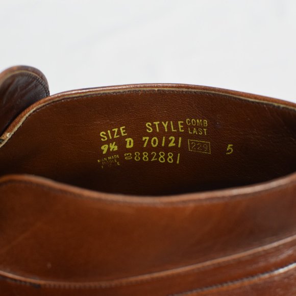 Vintage Men\'s Sears Easy Flex Brown Leather Chukka Buckle Boot Shoes - 9 D main image 4